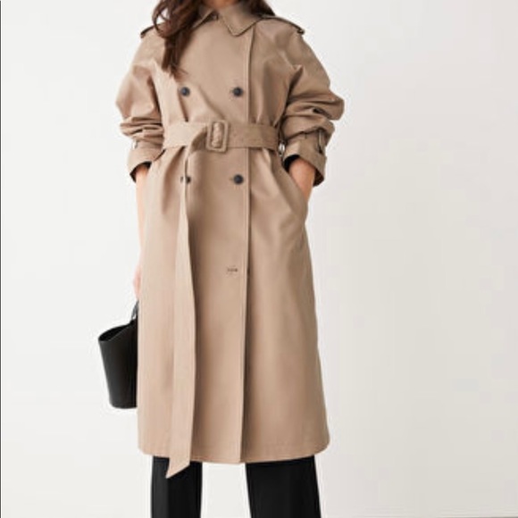 & Other Stories Classic Trench Coat - Beige BNWT - Picture 2 of 7